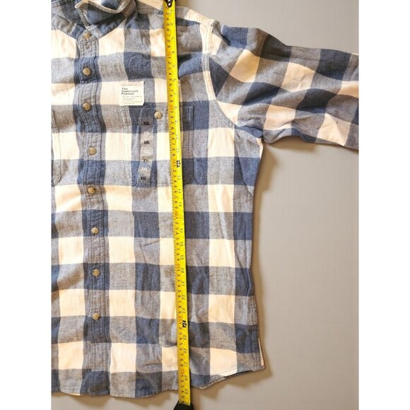 Sonoma Men’s XXL Supersoft Flannel Shirt – Blue & White Check NWT - Picture 5 of 10